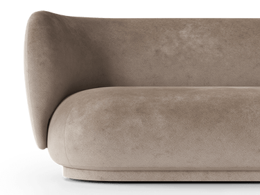 Sofá beige 2 plazas Rico