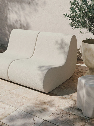 Sillón de jardín cómodo Bouclé