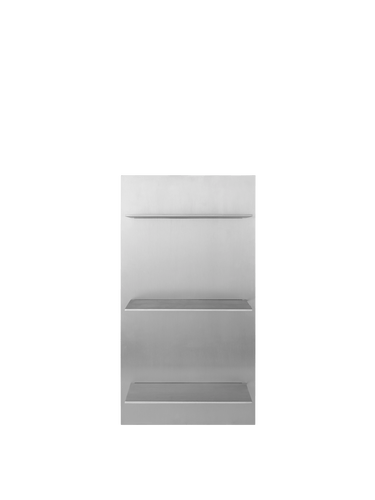 Estantería Pared Triple Aluminio Cepillado Lager Ferm Living | Diseño Moderno Compacto