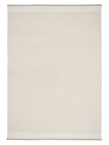 Alfombra en espiga beige
