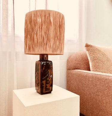 Vintage Swedish Ceramic Lamp from Carl Harry Stålhane