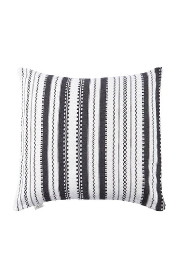 Cojín  Alpujarra blanco y negro 50cmx50cm