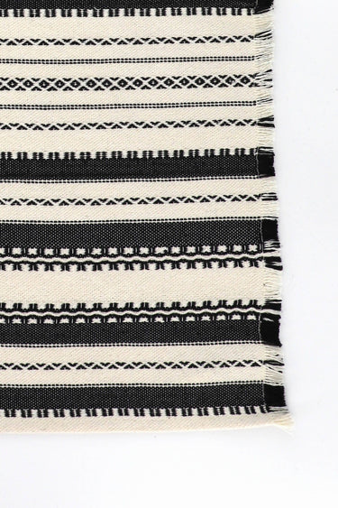 Manteles individuales a rayas conjunto de 6