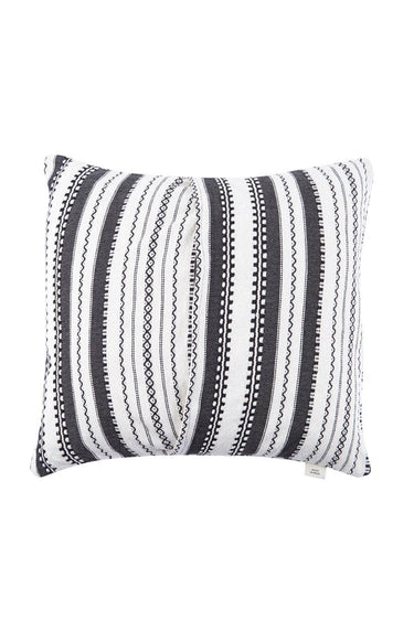Cojín  Alpujarra blanco y negro 50cmx50cm