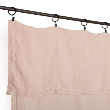 Cortinas en color rosa