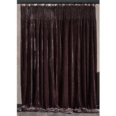 Cortinas terciopelo marrón