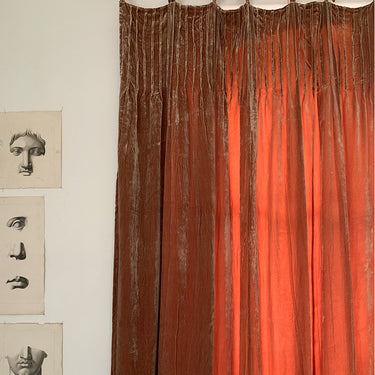 Cortinas de terciopelo