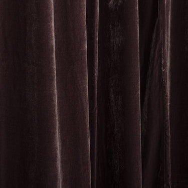 Cortinas terciopelo marrón