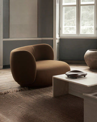 Sofá curvo Rico derecho verde de diseño en Matuta Home - imagen 1