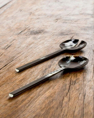Set de cucharas grandes para ensalada de cuerno de rivêt – L’Indochineur