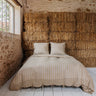 Juego de cama de algodón con estampado block print Le Monde Sauvage