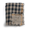 Plaid de lino lavado gofrado reversible Le Monde Sauvage