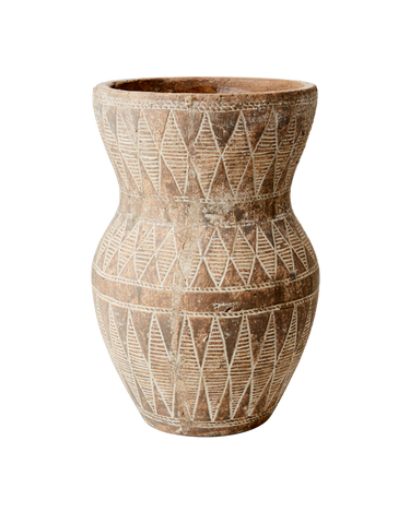 Maceta Camille Beige: Terracota Texturizada para Interiores y Exteriores