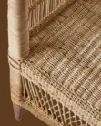 Silla TRIBE de Bambú y Ratán Natural Hecha a Mano: Elegancia Artesanal Duradera