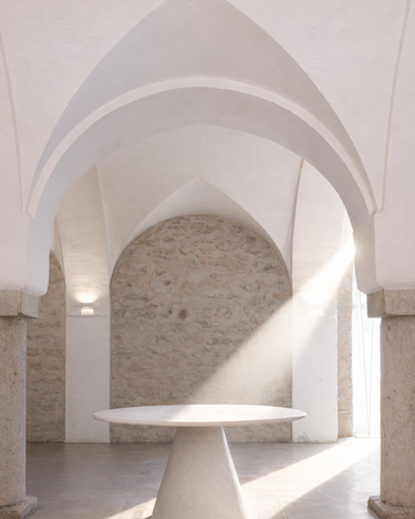 mesa comedor blanca a medida