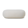 Otomana Rico de bouclé blanco roto en Matuta Home - imagen 1