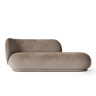 Diván Rico izquierdo de terciopelo beige 203 cm en Matuta Home - imagen 1