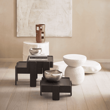 Lámpara de mesa de cerámica marrón perforada, imagen 6