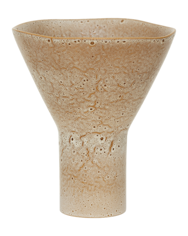 Jarron ceramica reciclada beige en ambiente Urban Nature Culture