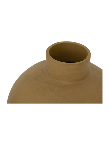 Maceta ceramica mate arena en ambiente Urban Nature Culture
