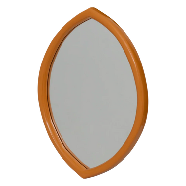 Espejo De Pared Mango Madera Naranja 48x3x66 cm