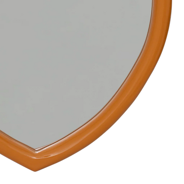 Espejo De Pared Mango Madera Naranja 48x3x66 cm