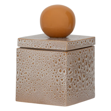 Tarro Almacenaje Runa Cerámica Reciclada Estrella De Mar 14x14x22.5 cm
