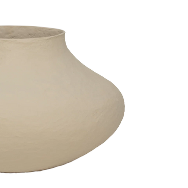Maceta Decorativa Vif Algodón Reciclado Caqui Pálido 45x28 cm