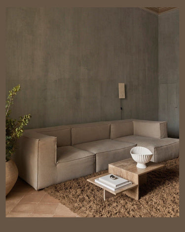 Módulo de sofá Catena L401 con brazo derecho de lino natural en Matuta Home - imagen 1