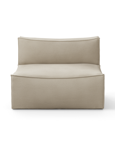 Módulo central Catena L100 de lino natural en Matuta Home - imagen 2