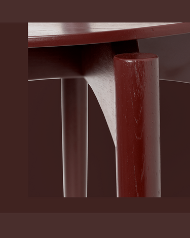 Silla de comedor Herman marrón rojizo en Matuta Home - imagen 4