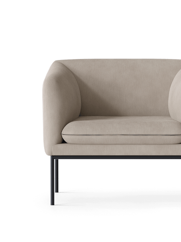Sillón Individual de Algodón y Lino Natural de Ferm Living