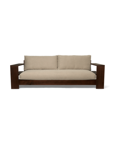 Sofá Edre grande de lino natural 240 cm en Matuta Home - imagen 1