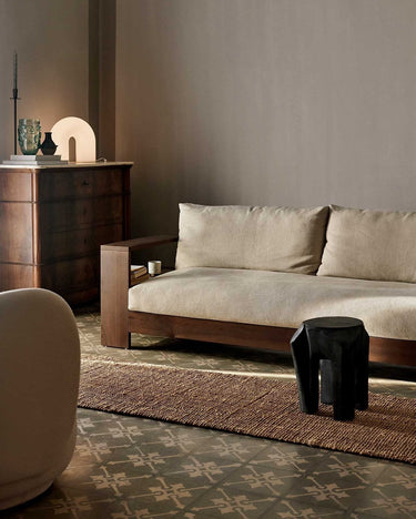 Sofá Edre grande de lino natural 240 cm en Matuta Home - imagen 2