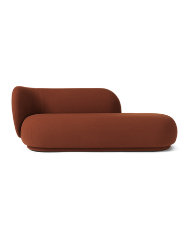 Diván Rico izquierdo marrón rojizo 203 cm en Matuta Home - imagen 2