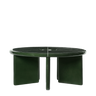 Mesa de centro redonda Deya verde 80 cm en Matuta Home - imagen 1