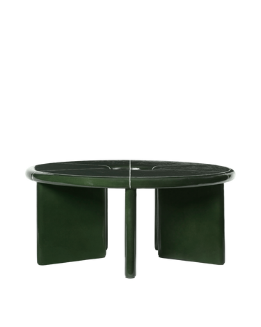 Mesa de centro redonda Deya verde 80 cm en Matuta Home - imagen 1