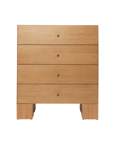 Cajonera Kuben 1x4 de roble natural en Matuta Home - imagen 3