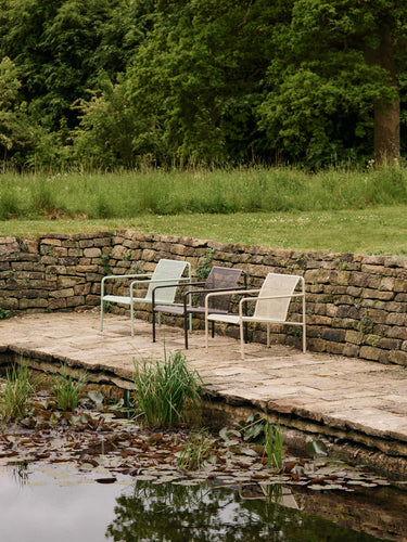 Sillón Lounge Dapple con Brazos de Cachemira para Estilo Elegante