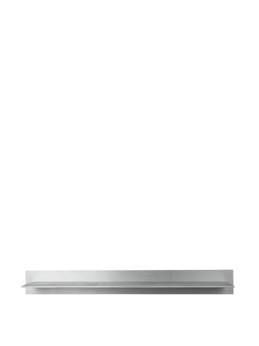 Estantería de Pared Lager Grande de Aluminio Cepillado para Almacenamiento Moderno y Minimalista