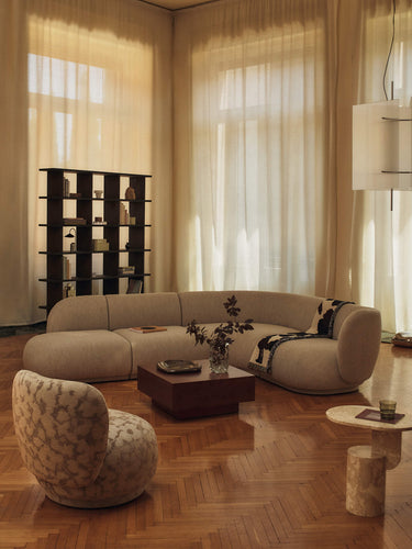 Estantería Kona Roble Oscuro 3x6 Moderna, Amplio Almacenamiento, Diseño Funcional Elegante