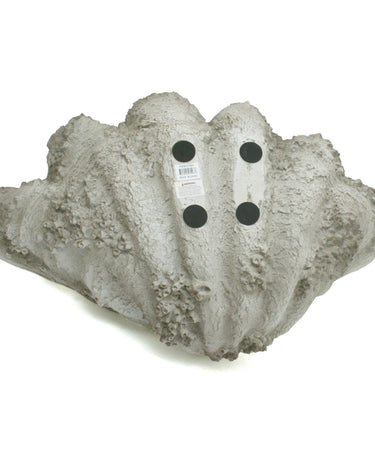 Cuenco escultórico poliresina blanco concha Modern Coastal