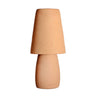 Lámpara de Mesa de Terracota Marrón 21x21x49 cm