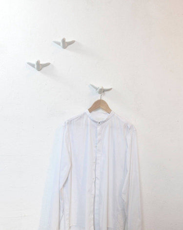 Ganchos de pared blancos (conjunto de 3 y 8 pájaros)
