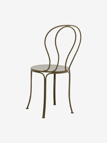 Silla jardin hierro verde ambiente terraza Nordal