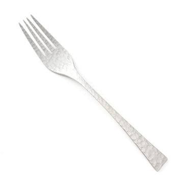 Tenedor de cena WASABI acero inoxidable martillado 195 mm elegante