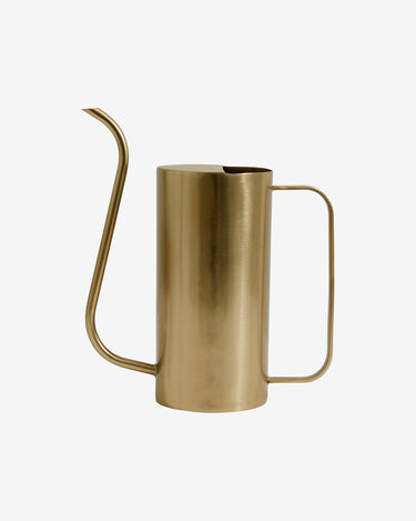 Jarra alta decorativa hierro chapado dorado Nordal
