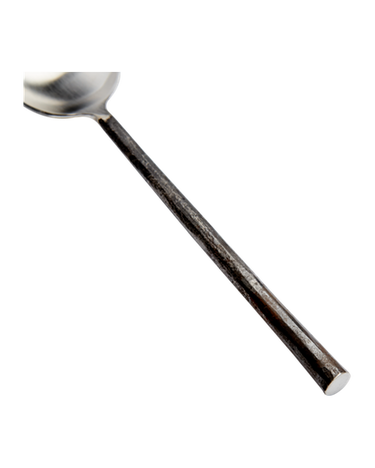 Tenedor ODIN de acero inoxidable color plata y negro