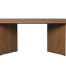 Sobremesa Oval Mingle de Chapa de Nogal 150 x 75 cm