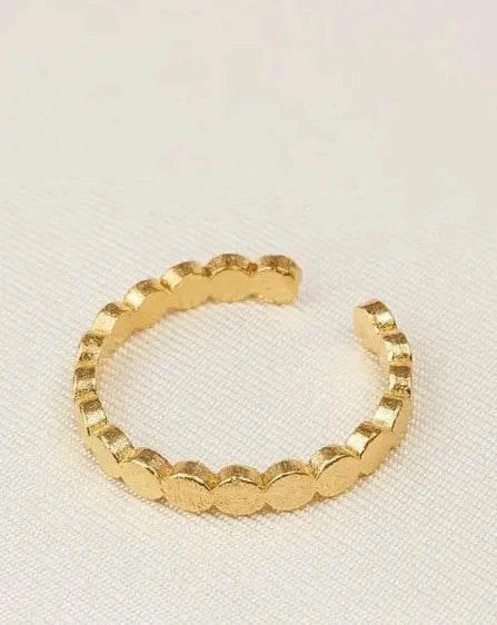 Anillo ajustable festoneado Agapée